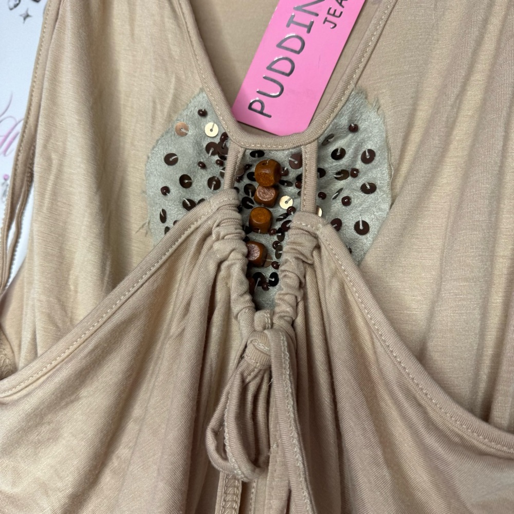 Tan Women's Tank Top - Picture 10 of 11